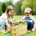thumbnail image 2 of NIETEIN Easter Basket Large Personalized Rabbit Design for Kids, 2 of 7
