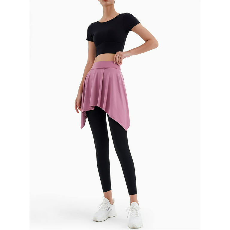Yoga Skirt for Women Athletic Sport Cover Up Butterfly Shorts Wrap Short  Skirt