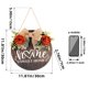 thumbnail image 4 of Placas de Madera XWSHYW Decoraciones para El Hogar Flores simuladas colgantes, 4 of 6