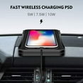 thumbnail image 3 of Car Wireless Charger Skidproof Silicone Mat Phone Charge Pad Fast Charging, 3 of 6
