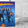 thumbnail image 5 of Shower Curtain Cartoon Art Bath Shower Curtains with 12 Hooks, Waterproof Washable Polyester Bathroom Home Decor Set 72x72 Inch, Plastic, 5 of 8