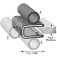 thumbnail image 3 of Trim-Lok Multi Purpose Weather Stripping 3100B3X1/8A-25 Roll; 25 Foot Length; PVC; For Sealing Luggage Doors/Tool Boxes/Tonneau Covers; With 1/8 Inch Sponge Rubber Bulb; Fits 1/8 Inch Edge, 3 of 3