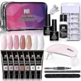 thumbnail image 1 of Poly Uv Gel Kit All For Manicure Nail Extension Set Slip Solution Builder Acrylic Polish Art Tool Design Fingertips, 1 of 5