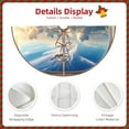 thumbnail image 3 of Fotbe Sunset Airplane Travel View Pattern Christmas Tree Skirt, Tree Skirts Plush Christmas Decorations, Christmas Tree Skirts Xmas Decorations Holiday Party Decor-48", 3 of 6