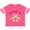 Football Pink and White, variant on Inktastic Grampy's Girl- Heart Flowers Girls Toddler T-Shirt