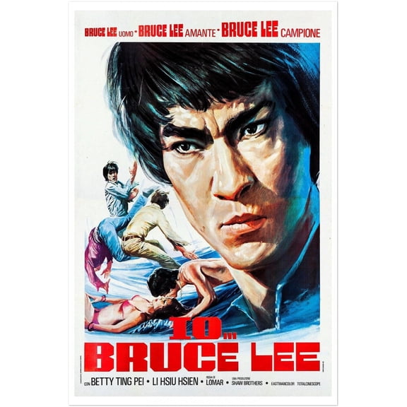 Bruce Lee and I - Bruce Lee Movie Poster - Italian Version (8x12Inches)