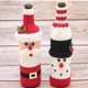 thumbnail image 1 of Suministros de diseño más vendidos, bolsas de decoración para suéter de Papá Noel, bonitas y cómodas, funda navideña para botella de vino, 1 of 4