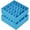 Blue, variant on Drawer Organizer 2 Packs, 24 Cell Collapsible Closet Cabinet Storage Boxes for Underwear, Socks, Bra, Handkerchiefs, Ties, Belts