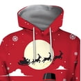 thumbnail image 4 of Suéter holgado con capucha para hombre y mujer de otoño e invierno con estampado navideño Fridja  ghj987+6671, 4 of 5