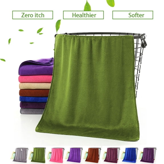 NANDIYNZHI Microfiber Towel Microfiber Bath Towel Blue Soft for Bathroom, Bath Sheet, Bath Towel Set, Oversized Towel, Microfiber Bath Towel, Absorbent Towel