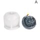 thumbnail image 2 of Molde de silicona para velas aromáticas con forma de luna, 2 of 6