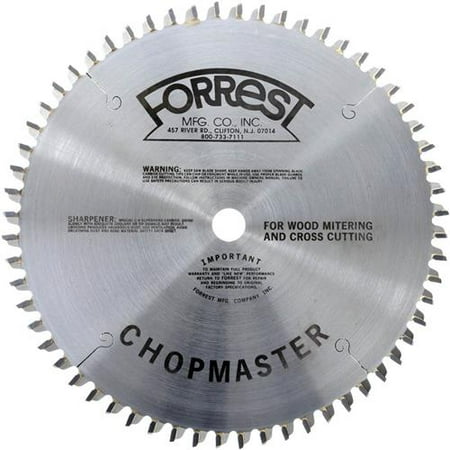 Forrest CM08H606100 8-1/2" x 5/8" 60t VP .090 Radial Arm/Chop Saw Blade