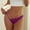 Purple, variant on Ice Silk Underwear Women Lace Panties for Women Bikini Thongs Lace Panties Underwear Low Waisted Seamless Underpants Briefs Seamless Cheeky Underwear for Women Black S