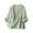 Green, variant on Summer Womens Tops 2025 Cotton and Linen Plus Size Casual Round-Neck Loose T-Shirt Blouse Tops