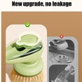 thumbnail image 6 of Soap Dispenser Dish Brush Palm Brush Scrub Brush,Easy to Clean Kitchen Utensils and Sink,Kitchen Brush for Cleaning Pots,Pans and Sinks Scrub Brush Kitchen Scrub Brush,Cleaning Dish Brush,1PC,Green, 6 of 9