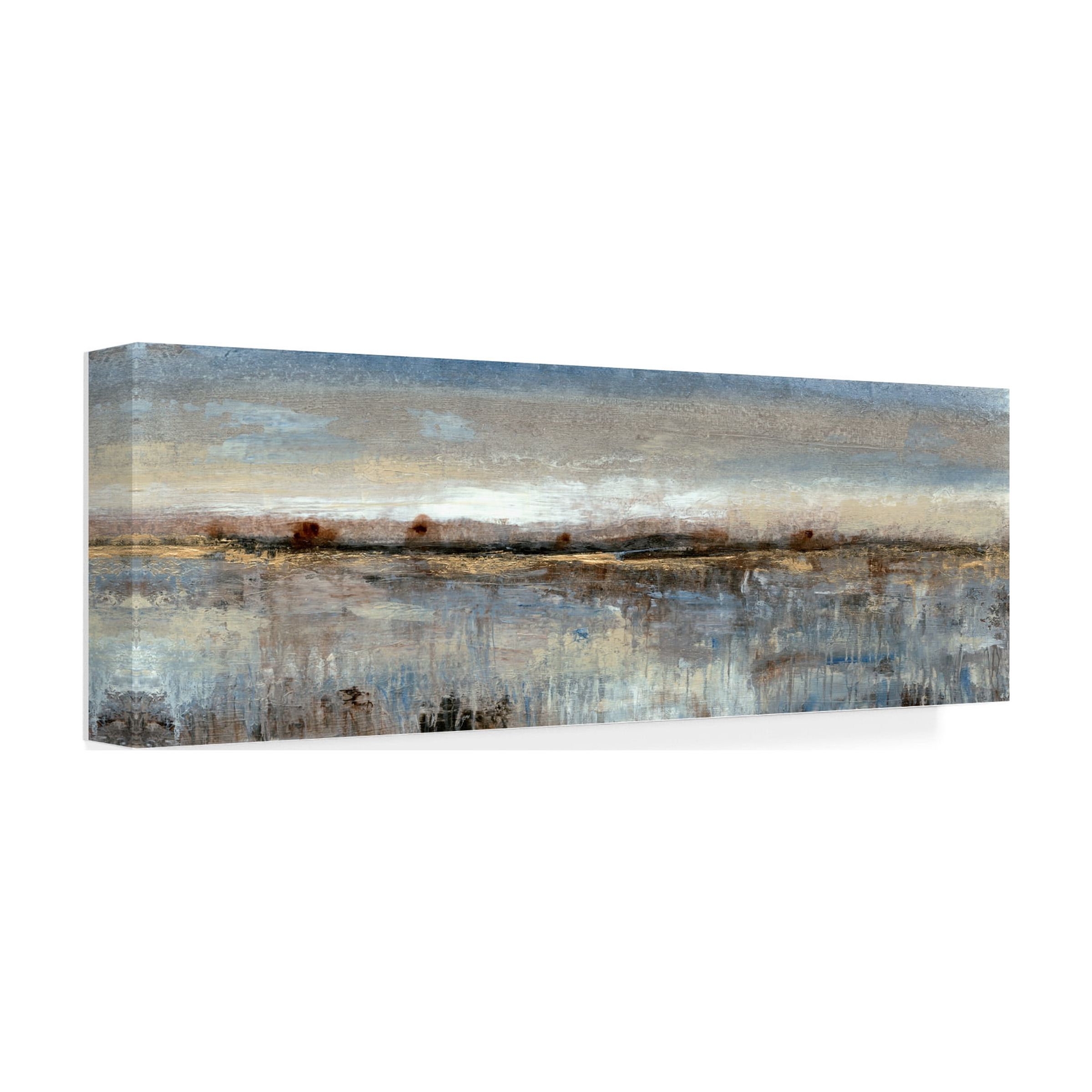 Trademark Fine Art Tim Otoole Grey Mist Ii Canvas Wall Art - 16x47