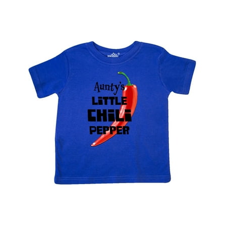

Inktastic Aunty s Little Chili Pepper Gift Toddler Boy or Toddler Girl T-Shirt