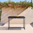 thumbnail image 5 of Armen Living Cayman Outdoor Patio Bar Height Dining Table in Aluminum, 5 of 8
