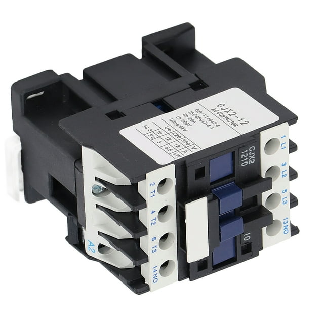 Contactor de CA CJX2‑1210 Bling Bling Fuente de alimentación alta sensibilidad 12 A 50 Hz 220 V CA