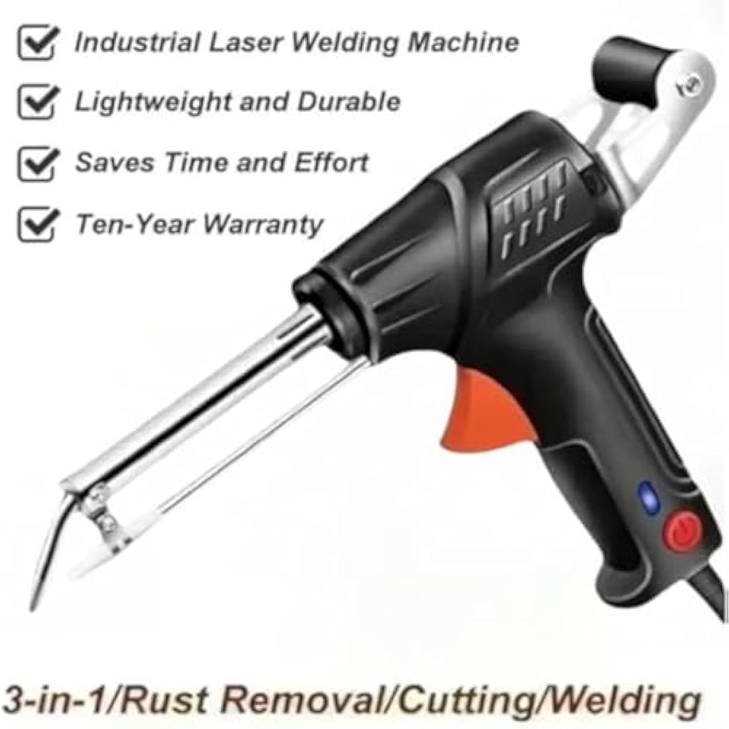 Aerospace-Grade Precision Welding Tools | Laser Accuracy for Complex Metal Fabrication, Internally Heated Industrial Laser Welding Tools, Multi-function Soldering Iron Soldering Tool Set (Black)