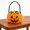 Orange, variant on Halloween Trick or Treat Basket, Woven Cotton Rope Pumpkin Candy Bucket, Reusable Halloween Handheld Basket, Storage Basket for Kids, Party Favors, Home Decor