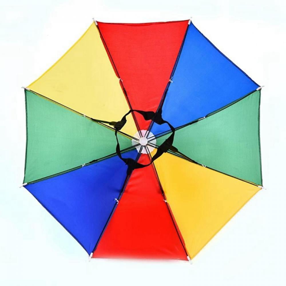 Children Toys Rainbow Umbrella Hats Camouflage Fishing Cap Beach