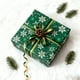 thumbnail image 5 of Rollo de papel de regalo navideño | Papel de regalo festivo con copos de nieve y adornos | Papel kraft de una cara para regalos y manualidades navideñas, 5 of 5
