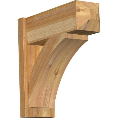 

8 W x 22 D x 22 H Thorton Rough Sawn Craftsman Outlooker Western Red Cedar