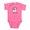 Raspberry, variant on CafePress - I Love My English Bulldog - Cute Infant Bodysuit Baby Romper - Size Newborn - 24 Months