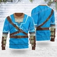 thumbnail image 3 of Divertido regalo de Navidad Cosplay Armadura Feo Suéteres de punto navideños Regalos de Navidad Jerséis Tops Pareja Fiesta Unisex Casual-7, 3 of 5
