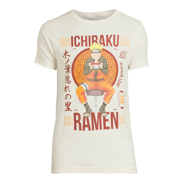 Naruto Men's and Big Men's Graphic Tee with Short Sleeves Naruto Men's and Big Men's Graphic Tee with Short Sleeves