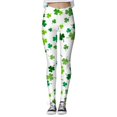 thumbnail image 1 of MKLEKYY Conjunto deportivo para mujer, mallas informales con estampado de San Valentín para mujer, mallas deportivas de control para yoga, mallas para mujer, 1 of 4