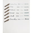 thumbnail image 2 of Pluma Monteverde USA #6 JoWo de acero inoxidable (negro), fina, 2 of 2