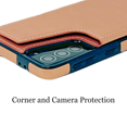 thumbnail image 2 of Leather Flip Wallet Case Card Holder Phone Back Cover for Samsung Galaxy S21 (Pink), 2 of 7