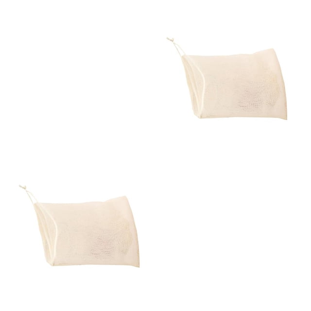 Bewildely Bolsa de malla de burbujas, ahorro de doble capa, bolsas de red colgantes, envolturas para ducha, soporte con cordón hecho a mano, funda, Type2 NO2 Bewildely CBP254532