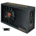 thumbnail image 2 of Rockville RVS12A 12" 1400w Slim Vented Powered Car Subwoofer Enclosure + Amp Kit, 2 of 11