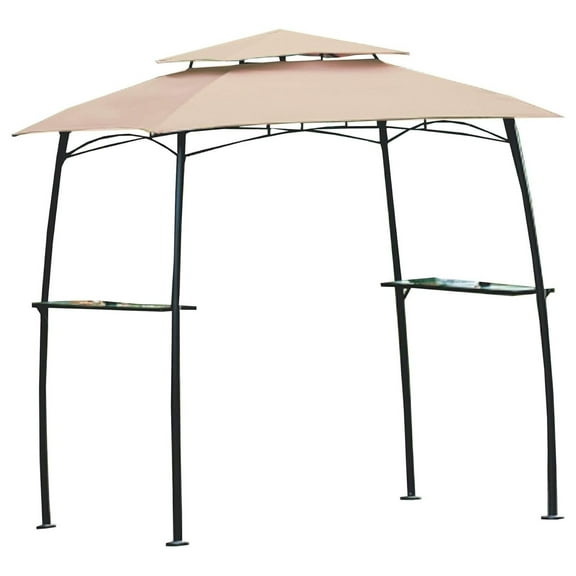 Replacement Canopy Top Cover for The Curved Leg Dome Grill Gazebo - RipLock 350