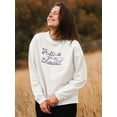 thumbnail image 2 of Follow Your Dreams Watercolors Sweatshirt Women -Image by Shutterstock, Female 4X-Large, 2 of 4