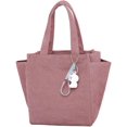 thumbnail image 1 of LHSHID Corduroy Small Tote Bag Women Casual Handbag Shoulder Bag for School Work Travel 2023, 1 of 6