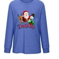 thumbnail image 5 of Qertyioot Sweat-Shirt d'Hiver pour Femmes Imprimé de Noël, Manches Longues Décontracté Col Rond Mode Pull, 5 of 5