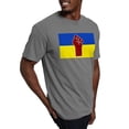 thumbnail image 4 of CafePress - Ukrainian Flag With Fist T Shirt - Mens Comfort Colors Shirt, 4 of 5