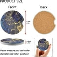 thumbnail image 3 of GZHJMY Amazing Marble Texture Car Coaster for Cup Holders, 2 Pack Absorbent Ceramic Car Universal Vehicle Non-Slip Car Cup Holder Coaster Cup Coasters, 3 of 6