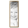 thumbnail image 2 of ArtToFrames 12" x 37" Gold with Star Picture Frame, 12x37 inch Gold Wood Poster Frame (WOM-4755), 2 of 7