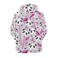 thumbnail image 2 of Xoenoiee Panda Bamboo Kids Hoodies Zip Up Jacket with Pocket for Boys Girls 8-10 Years Teens Long Sleeve Hooded Sweatshirt Fall Winter Active Wear Athletic Coat, 2 of 7