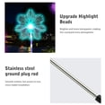 thumbnail image 3 of Lámpara De Césped De Fibra Óptica 4 piezas de lámpara de césped de fibra óptica 600 mAh IP65 enchufe de tierra iluminación de jardín (C) Sywqhk Para estrenar, 3 of 7