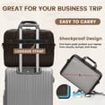 thumbnail image 3 of RAINSMORE Messenger Bag for Men 16 Inch Laptop Bag Leather Briefcase Vintage Crossbody Shoulder Office Computer Bag Retro College Satchel Bag for Work, Business, Coffee, 3 of 7