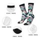 thumbnail image 5 of Fotbe Cute Poodle Dog Calcetas Largas con Estampado para Hombre y Mujer – Calcetas de Compresión Transpirables y Elásticas, Viajar y Uso Diario Talla 5-11, 5 of 6