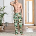 thumbnail image 6 of Lsque Colorful Hawaii Palms Print Men's Pajama Pants, Lounge Pant - Comfortable Home Wear,Elastic Waistband, Stylish Design-X-Large, 6 of 9