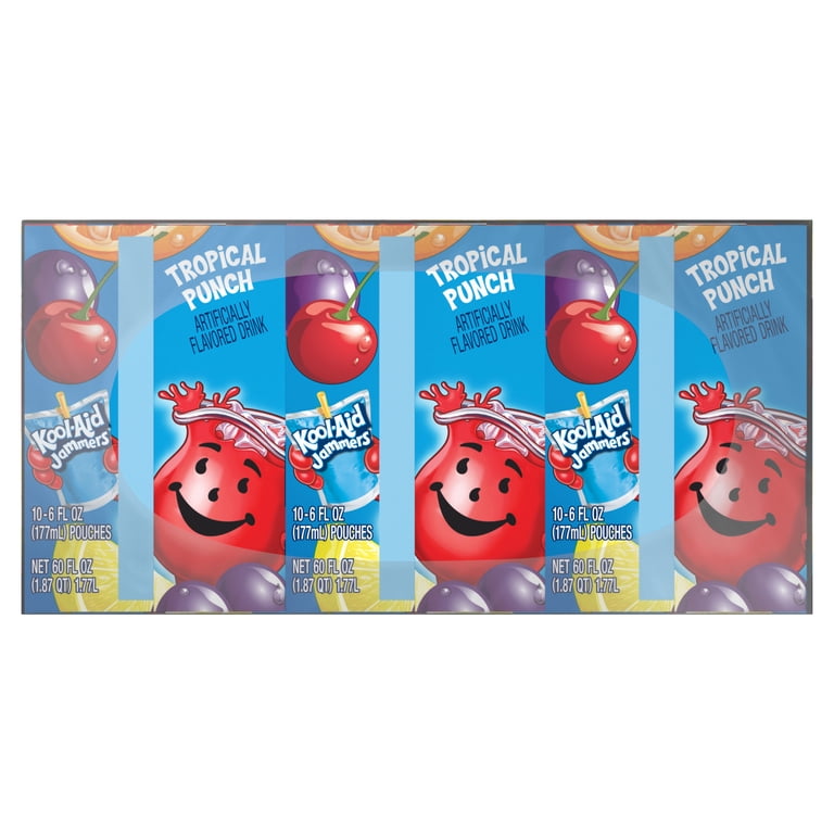 Kool-Aid Kids Tropical Punch Drink Pouches 30 Ct, 6 fl oz