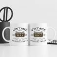 thumbnail image 6 of 77th Birthday Gifts for Women Men - Vintage 77th Birthday 11oz Coffee Mug - 77 Birthday Gifts for Grandma Grandpa Mom Dad Friend Sister Brother Uncle Aunt Coworker, 6 of 6